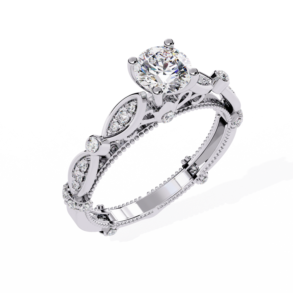 Vintage Diamond Infinity Ring