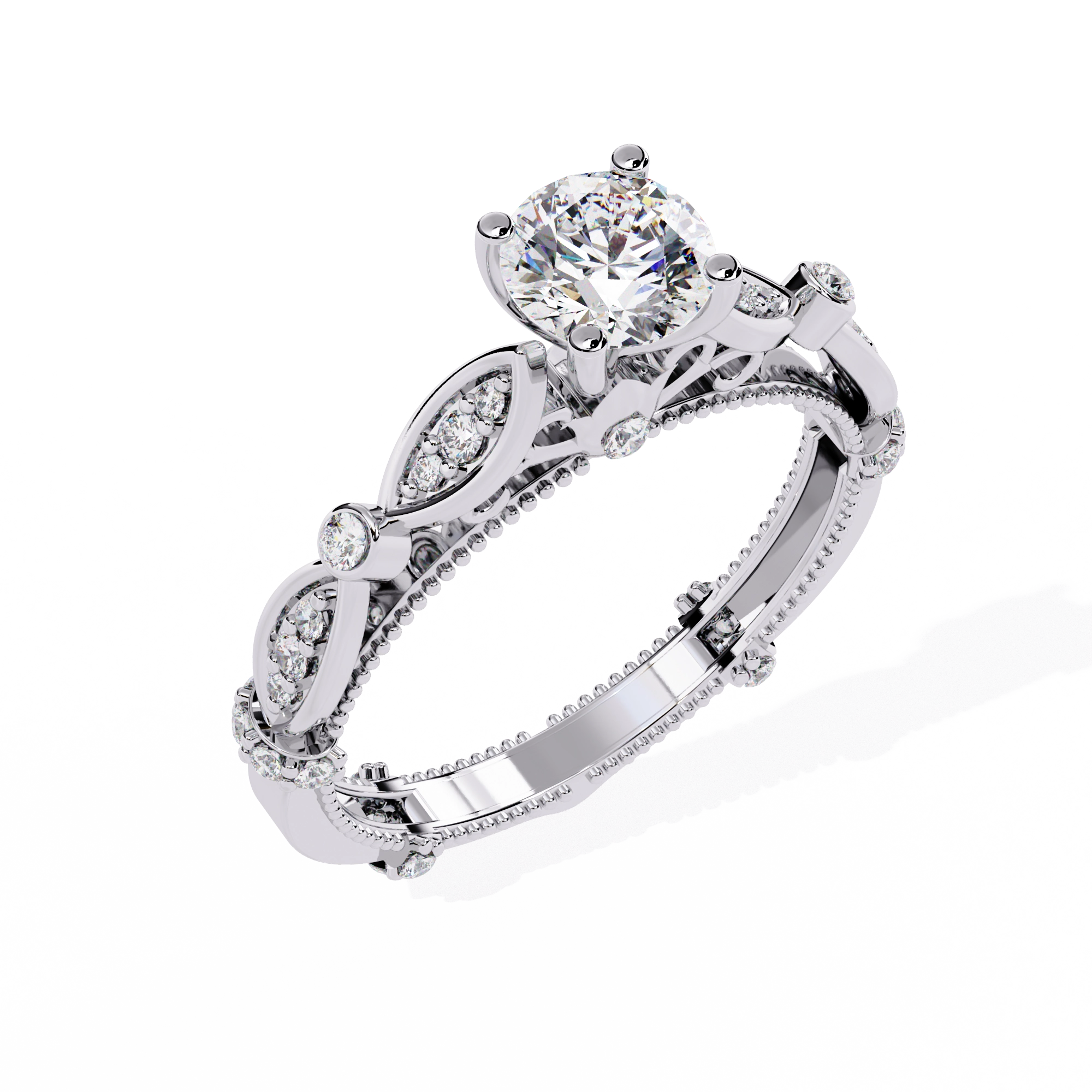 Vintage Diamond Infinity Ring