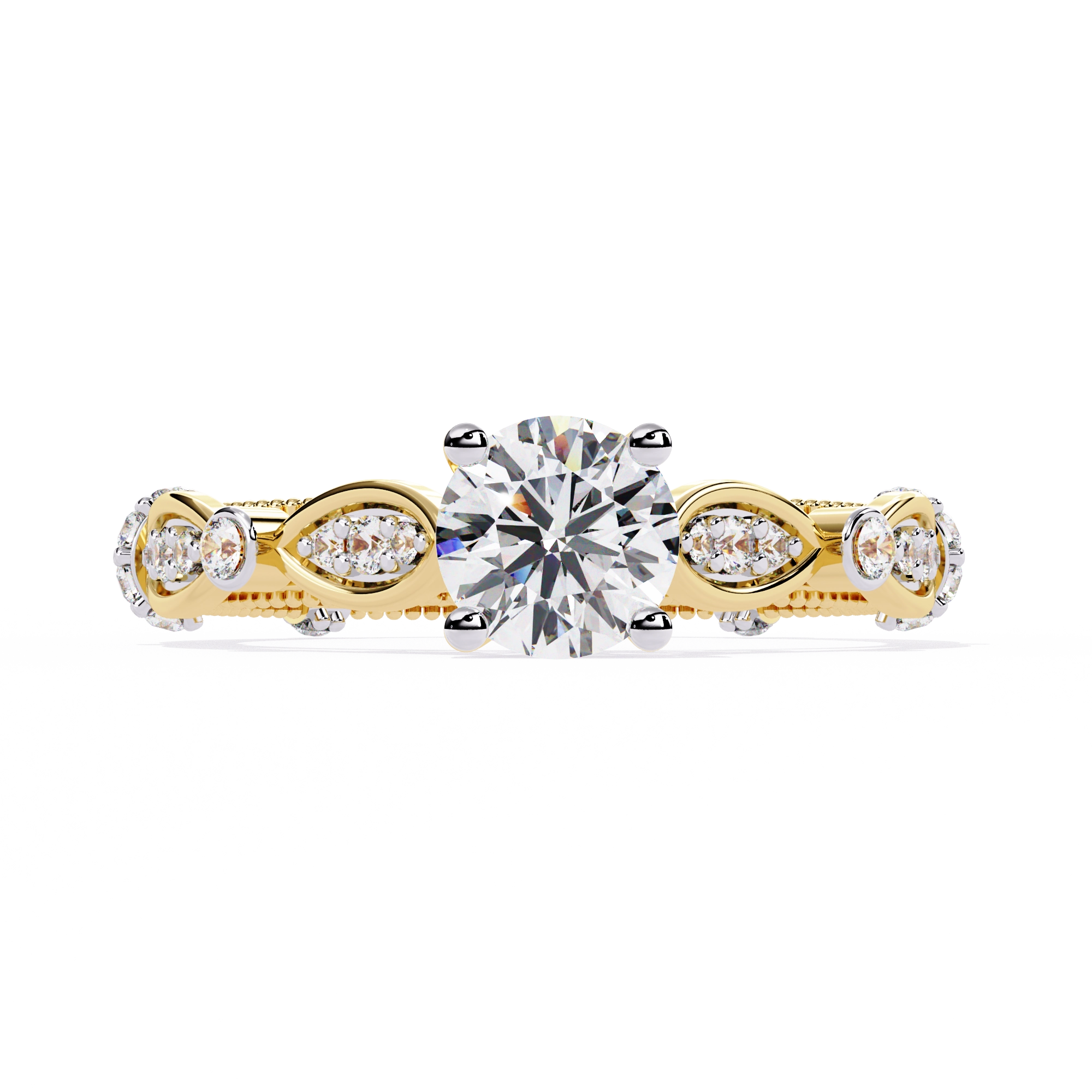 Vintage Diamond Infinity Ring