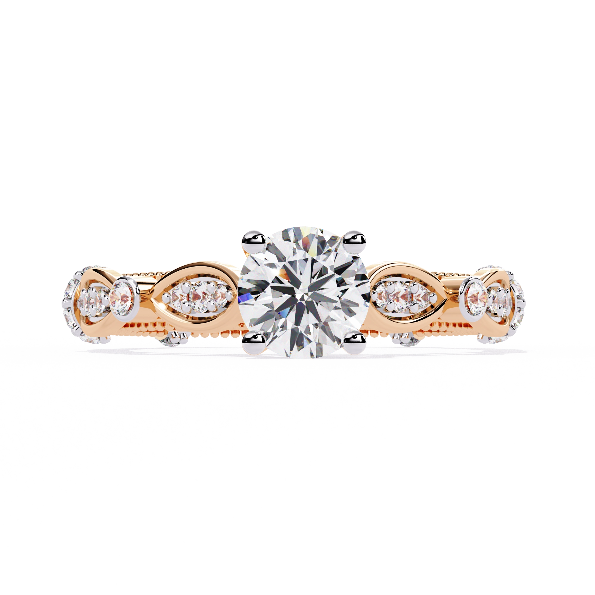 Vintage Diamond Infinity Ring