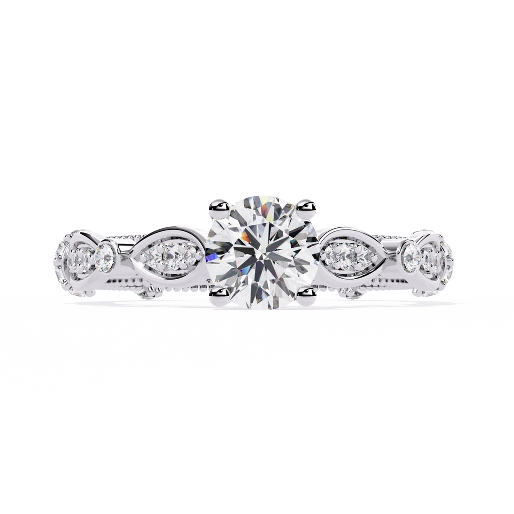 Vintage Diamond Infinity Ring
