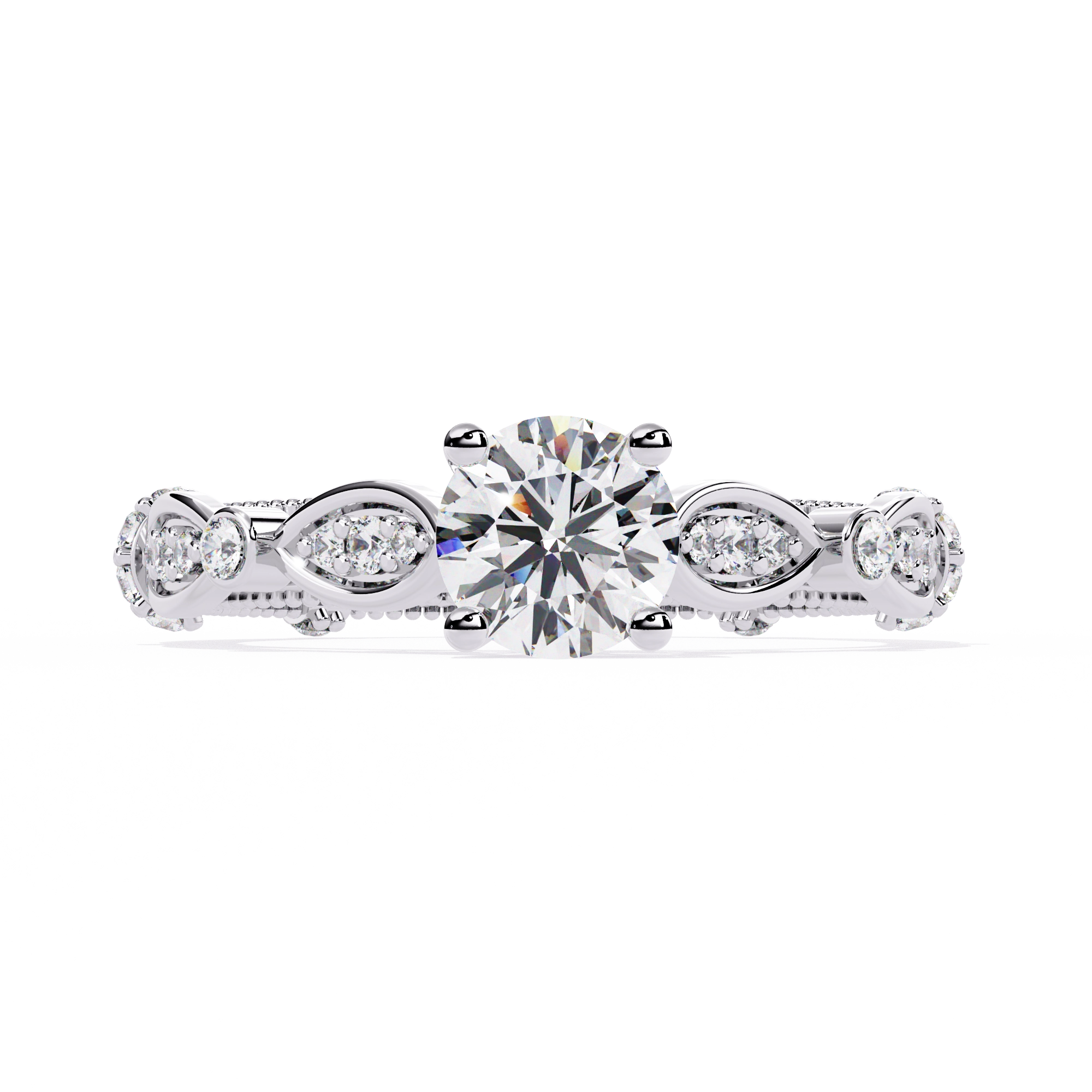 Vintage Diamond Infinity Ring