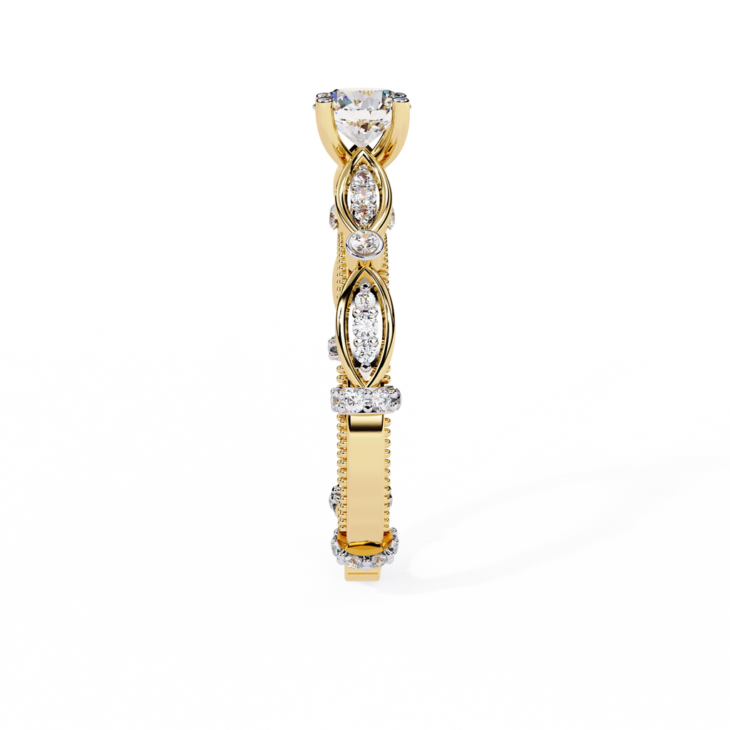 Vintage Diamond Infinity Ring