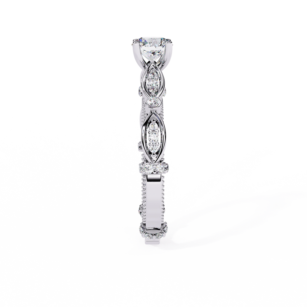 Vintage Diamond Infinity Ring