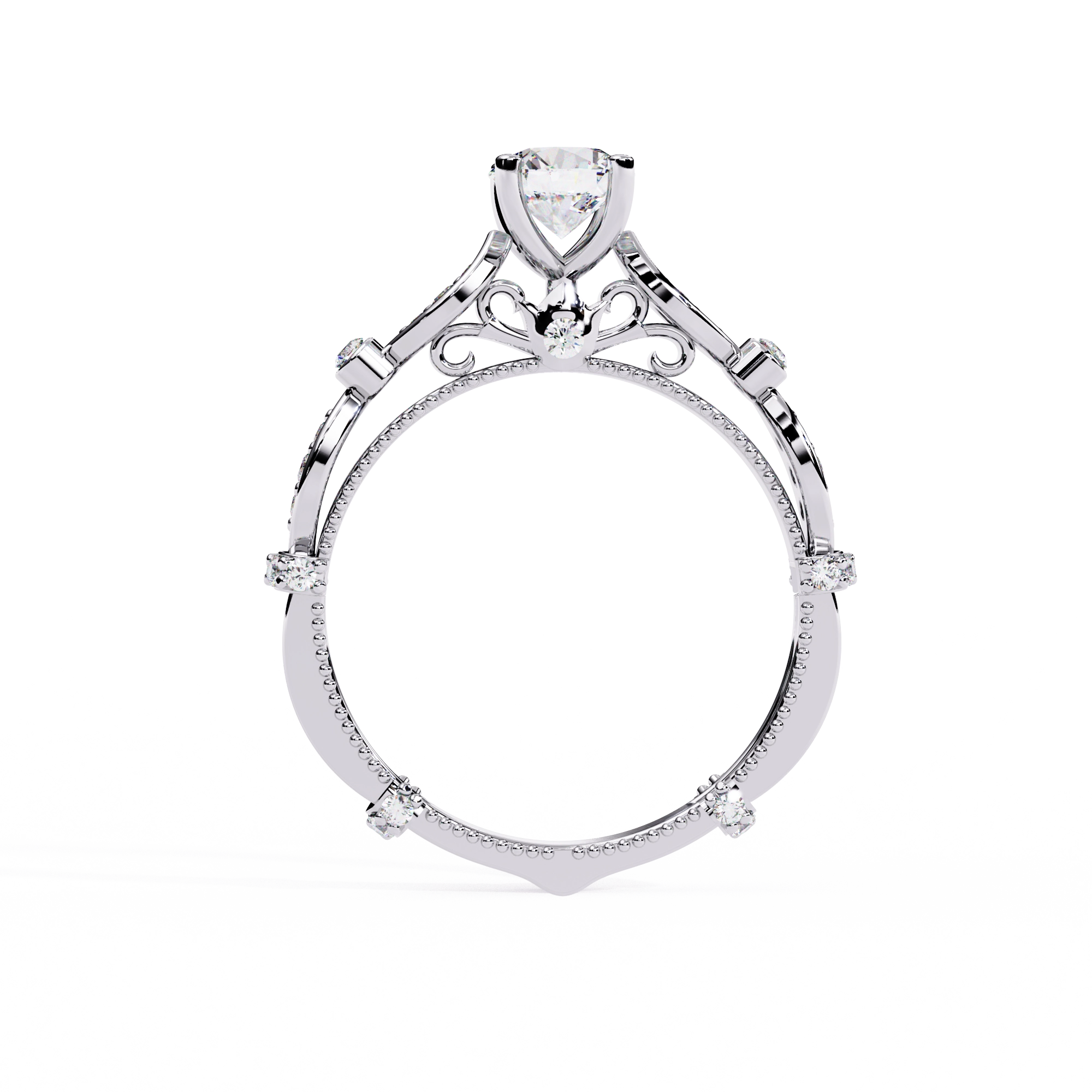 Vintage Diamond Infinity Ring