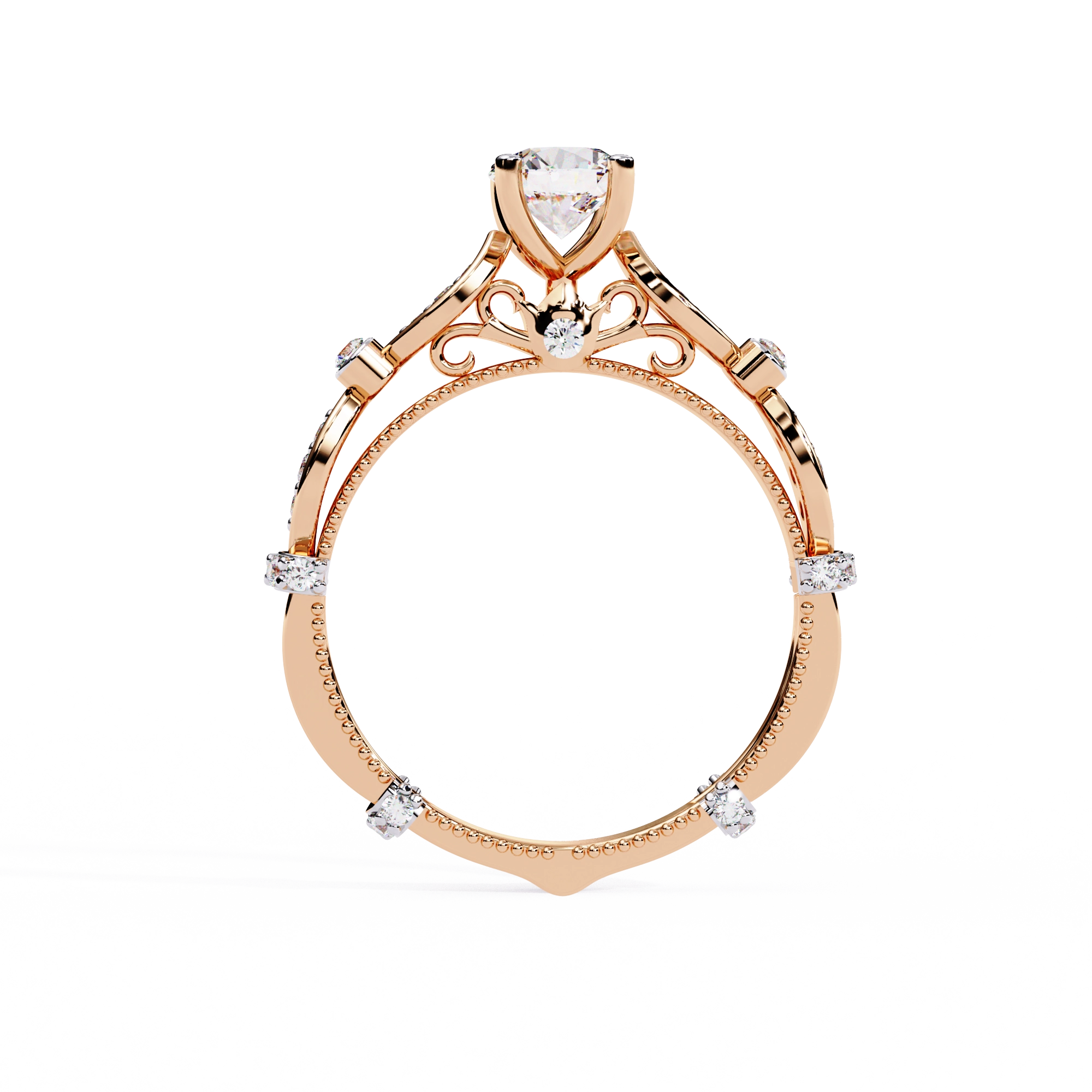 Vintage Diamond Infinity Ring
