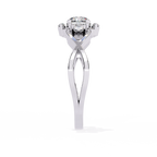 Elegant Heart Diamond Statement Ring