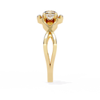 Elegant Heart Diamond Statement Ring