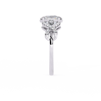 Pear Diamond Twist Statement Ring