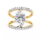 Modern Solitaire Diamond Wrap Ring