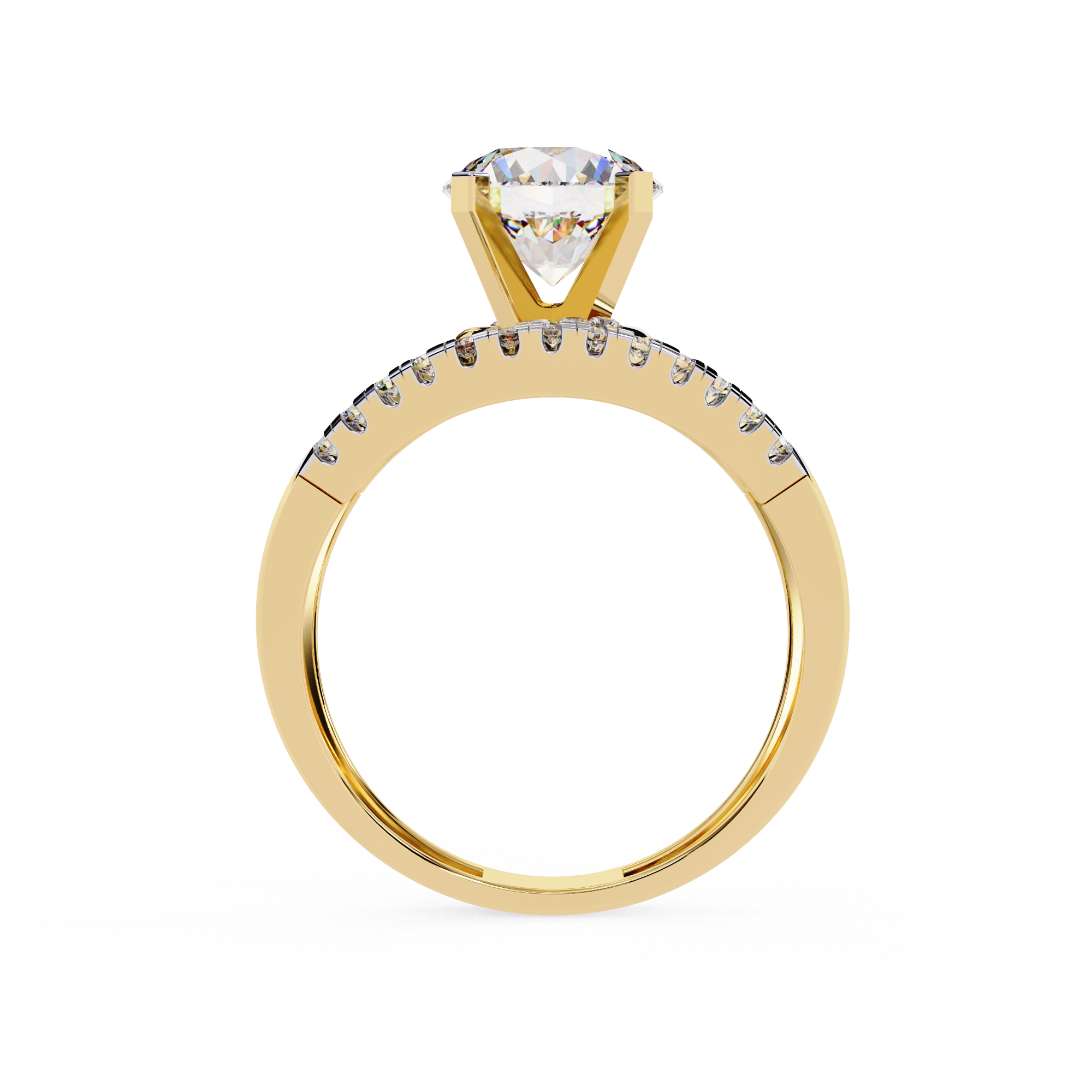 Modern Solitaire Diamond Wrap Ring