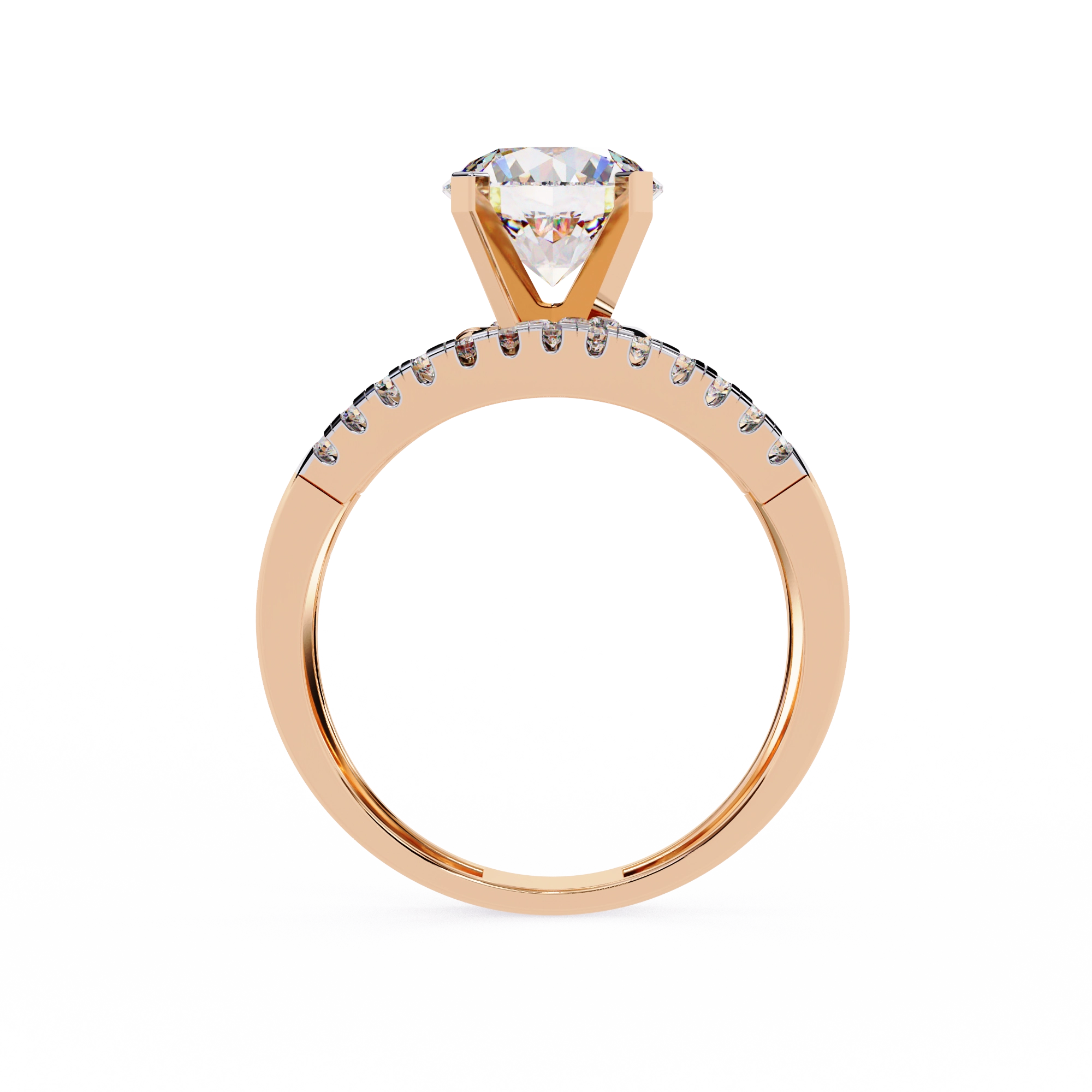 Modern Solitaire Diamond Wrap Ring