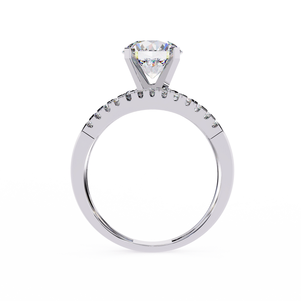 Modern Solitaire Diamond Wrap Ring