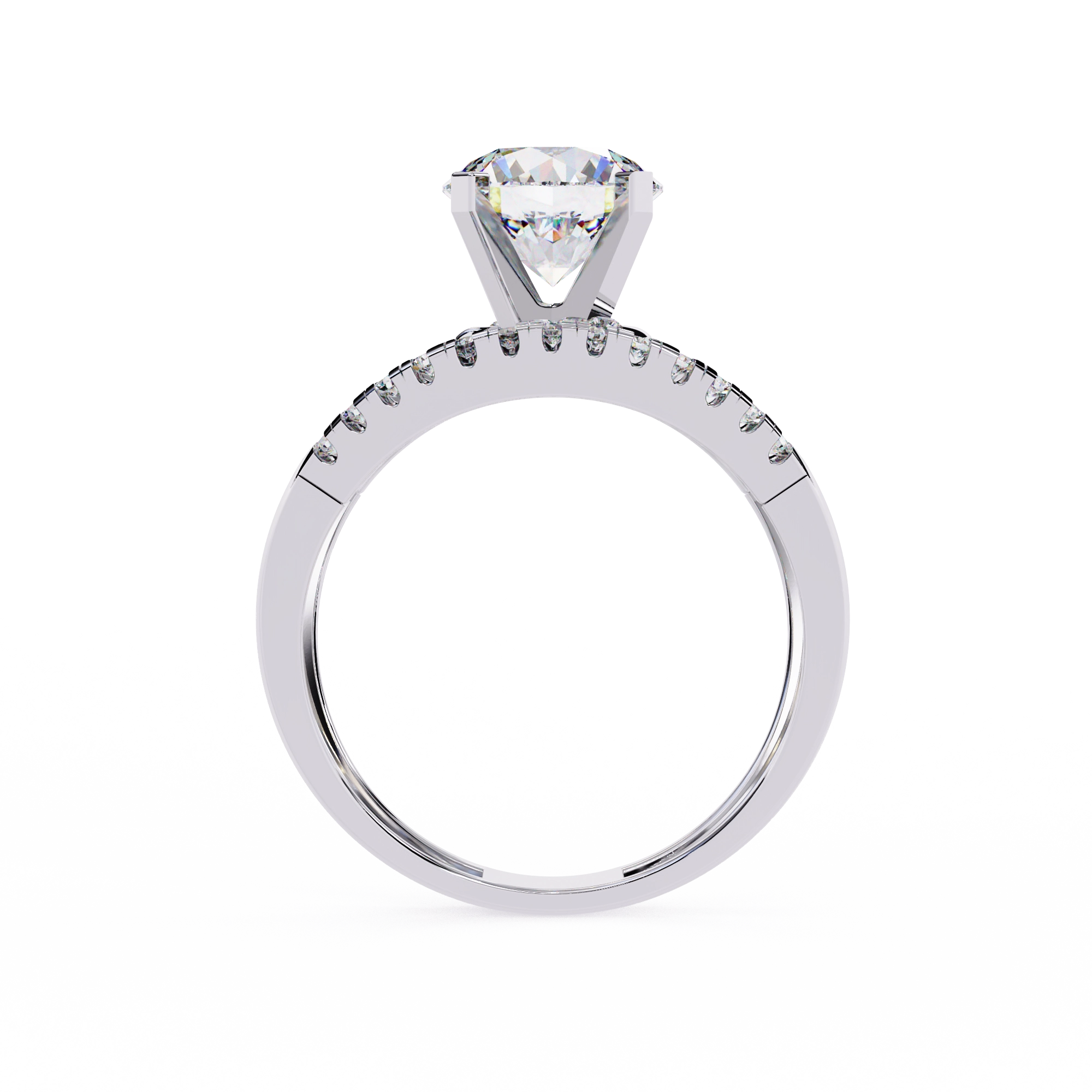 Modern Solitaire Diamond Wrap Ring
