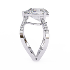 Cross Band Diamond Statement Ring