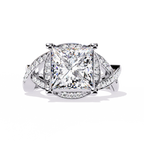 Princess Cut Diamond Statement Ring
