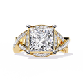 Princess Cut Diamond Statement Ring