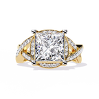 Princess Cut Diamond Statement Ring