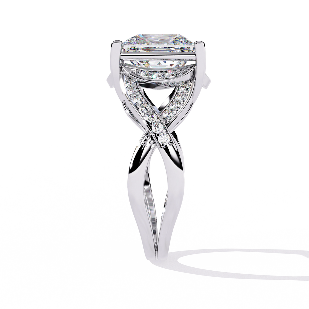 Princess Cut Diamond Statement Ring