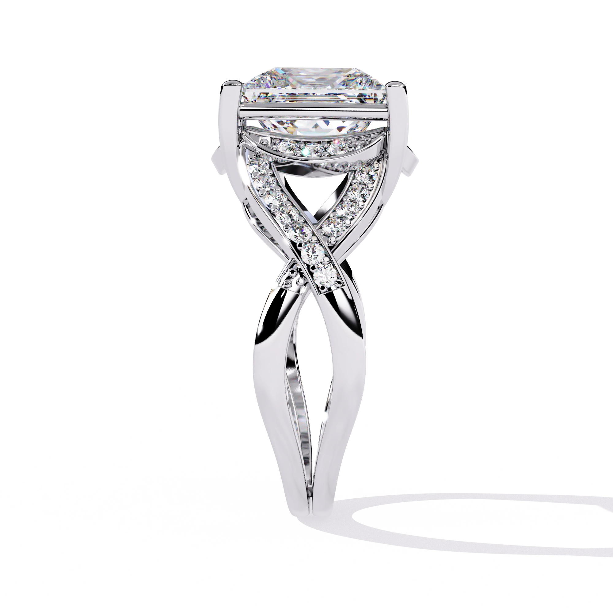 Princess Cut Diamond Statement Ring