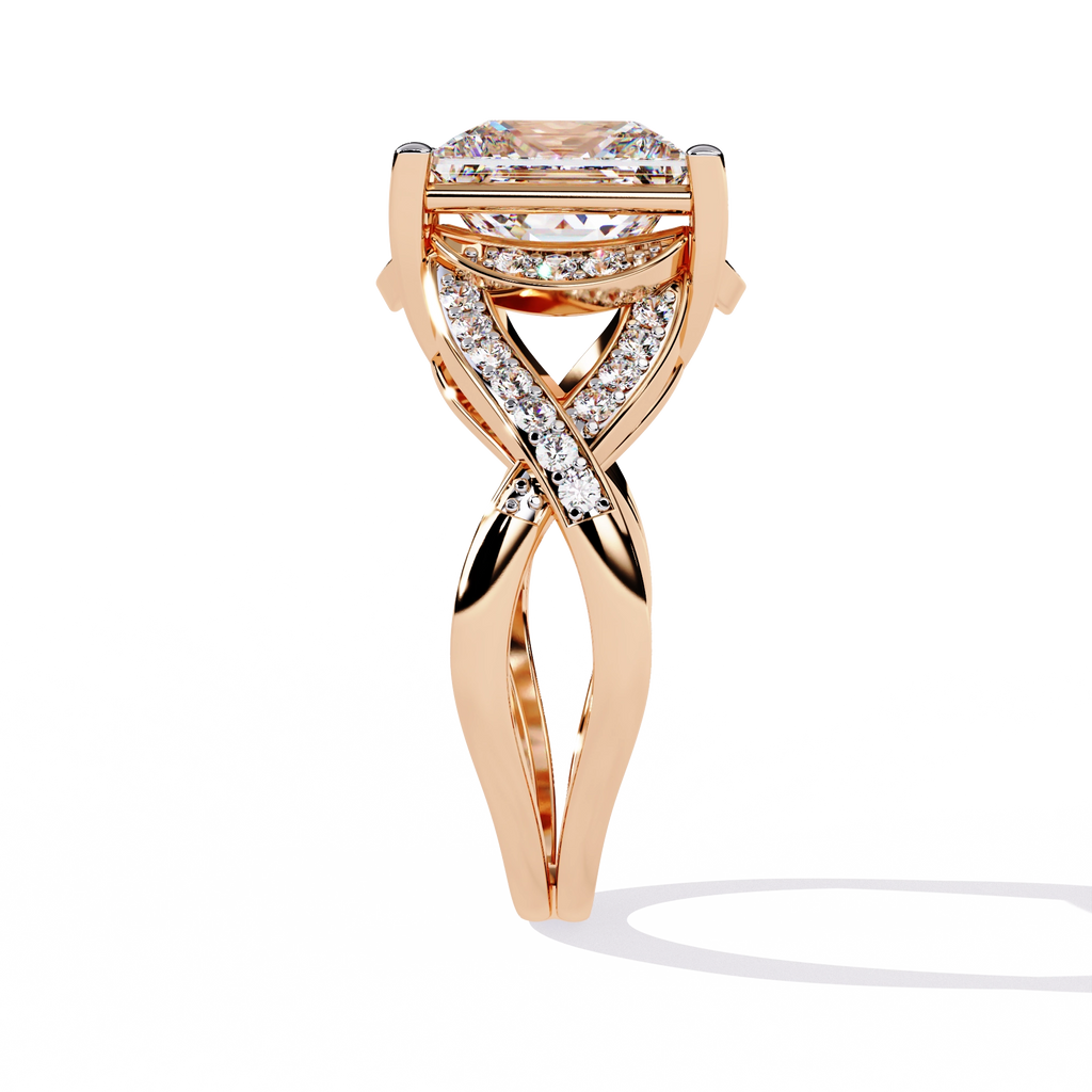 Princess Cut Diamond Statement Ring