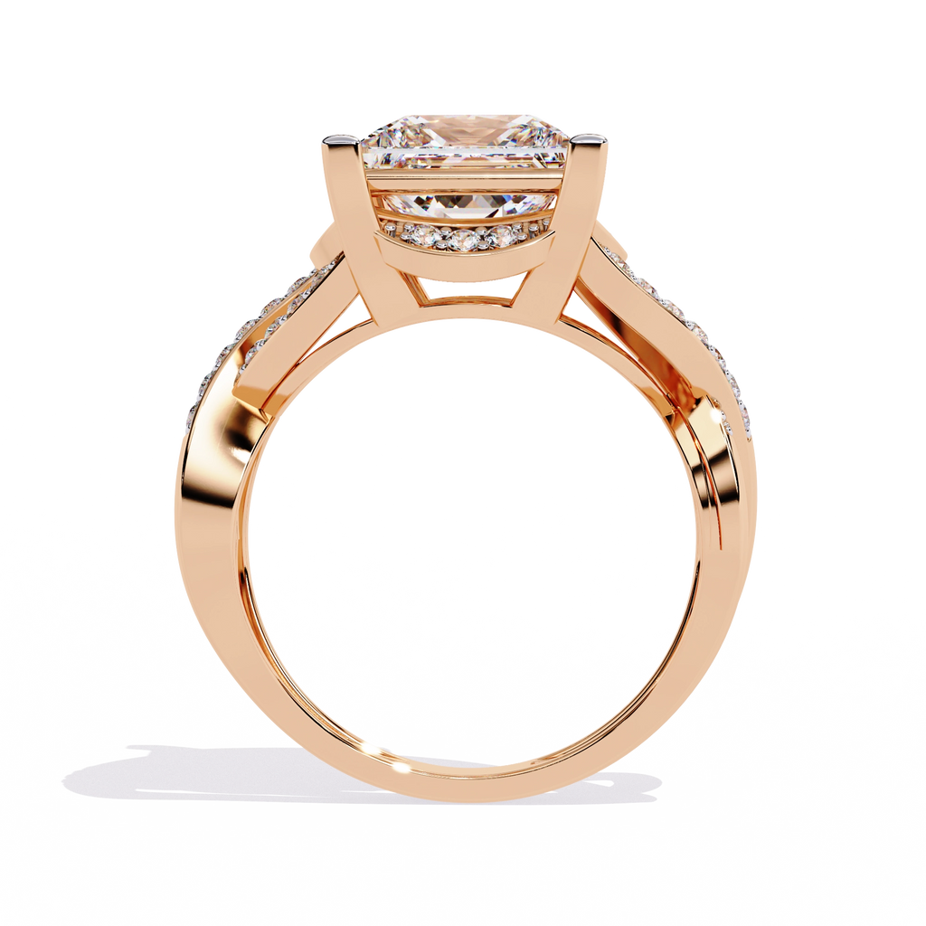 Princess Cut Diamond Statement Ring