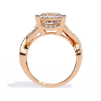 Princess Cut Diamond Statement Ring
