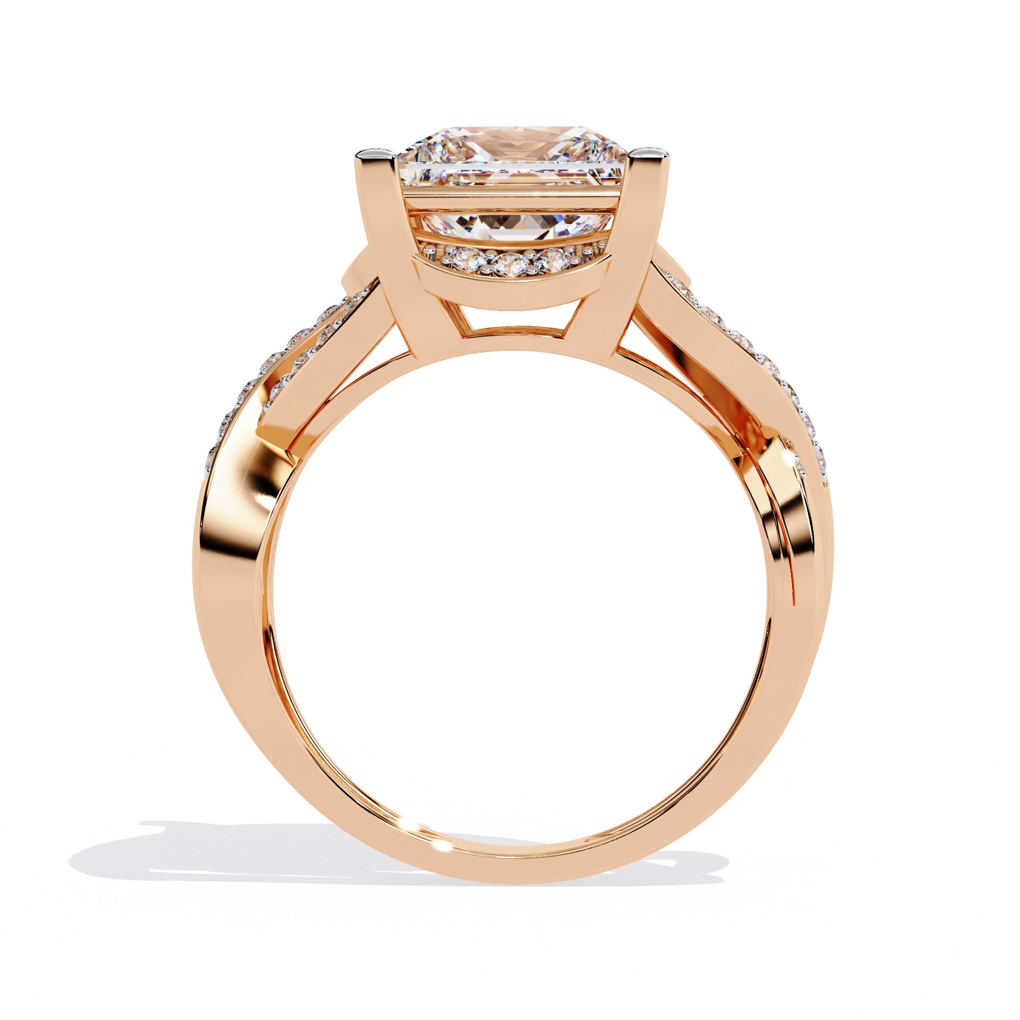Princess Cut Diamond Statement Ring