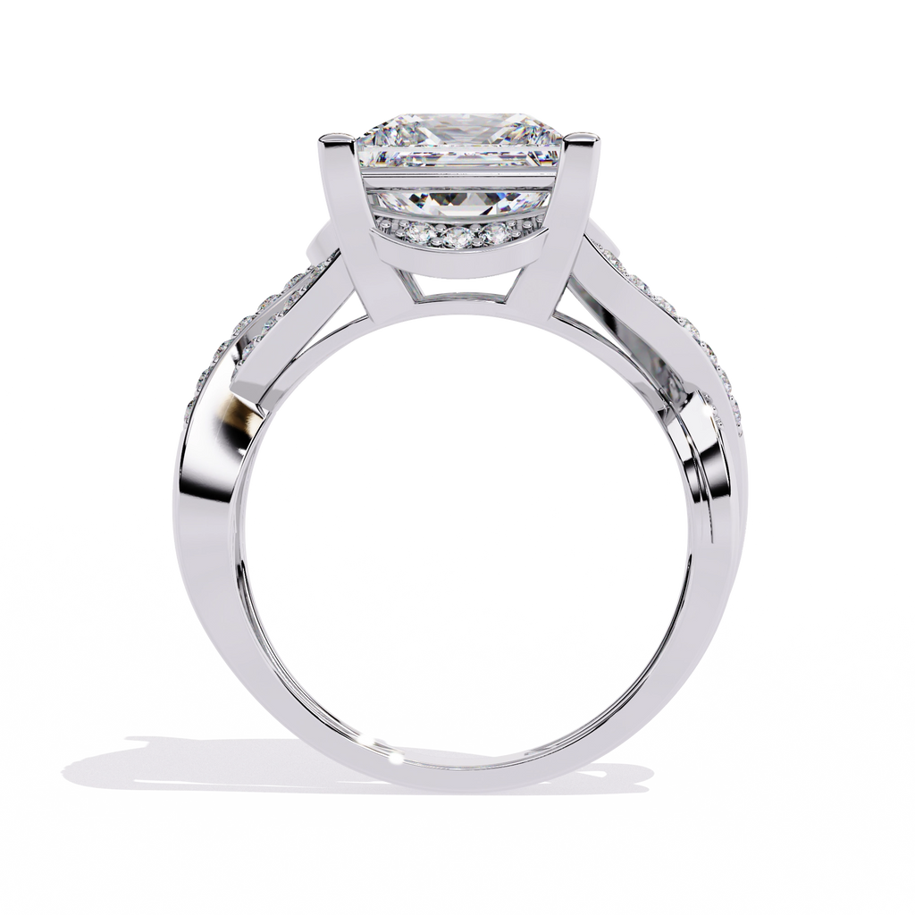 Princess Cut Diamond Statement Ring