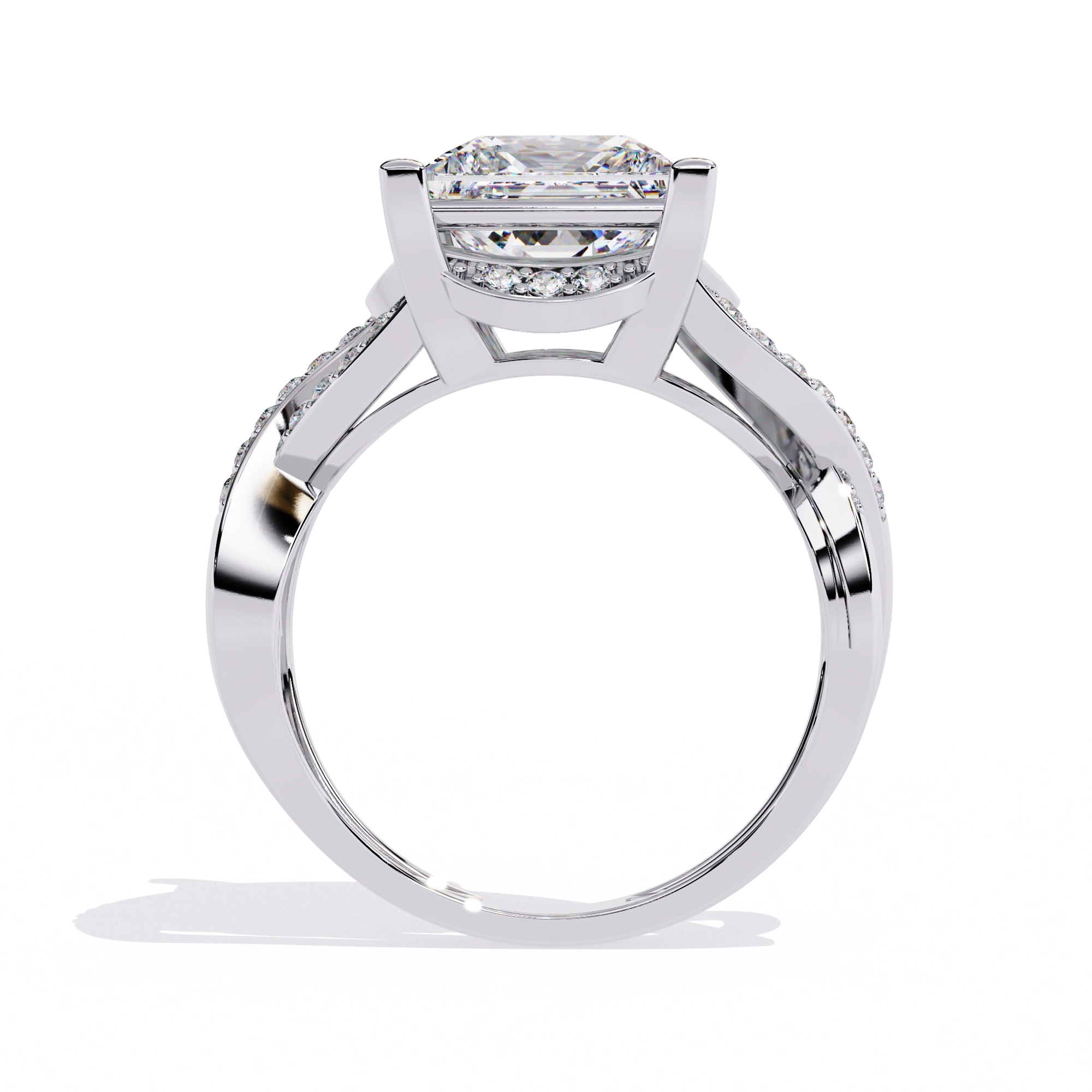 Princess Cut Diamond Statement Ring