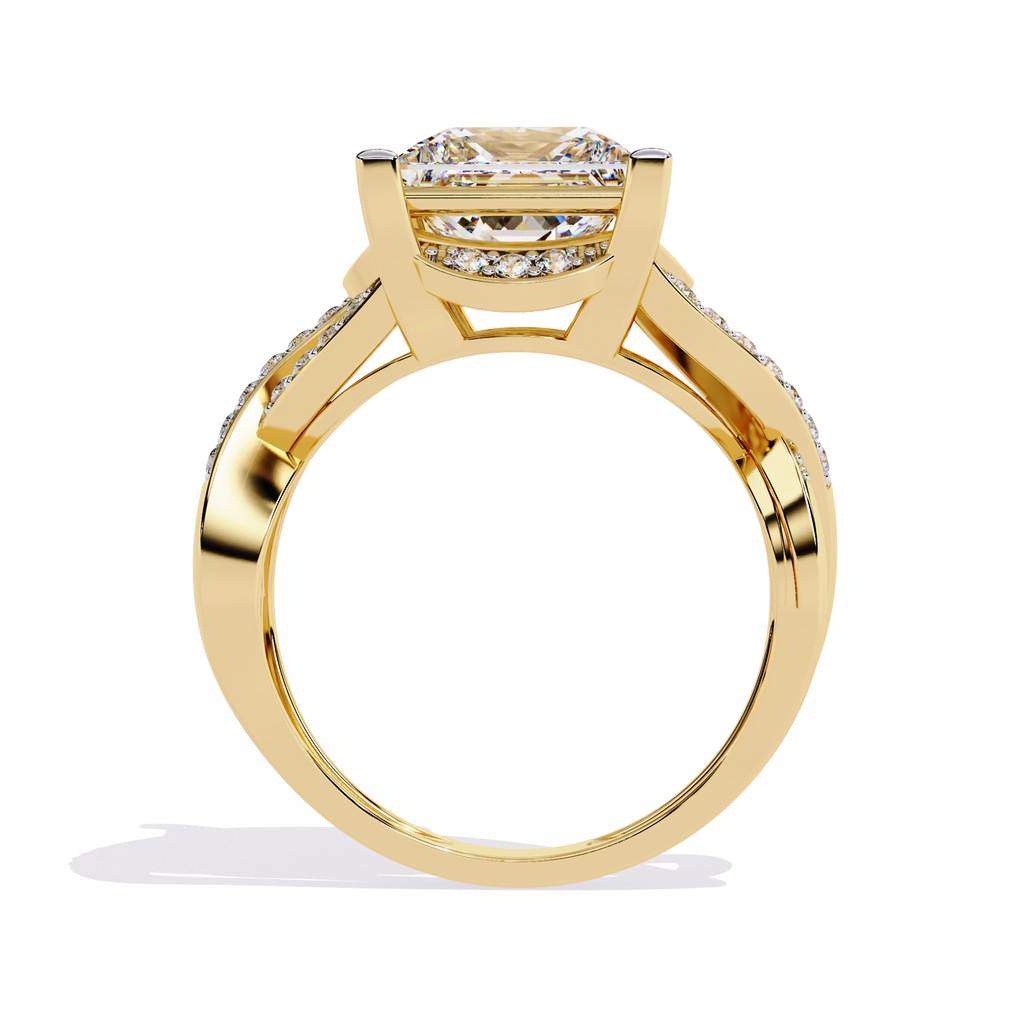 Princess Cut Diamond Statement Ring
