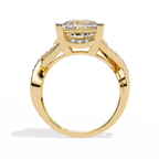 Princess Cut Diamond Statement Ring