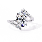 Oval Diamond Wrap Statement Ring