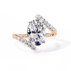 Oval Diamond Wrap Statement Ring