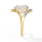 Oval Diamond Wrap Statement Ring