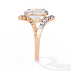 Oval Diamond Wrap Statement Ring