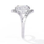 Oval Diamond Wrap Statement Ring