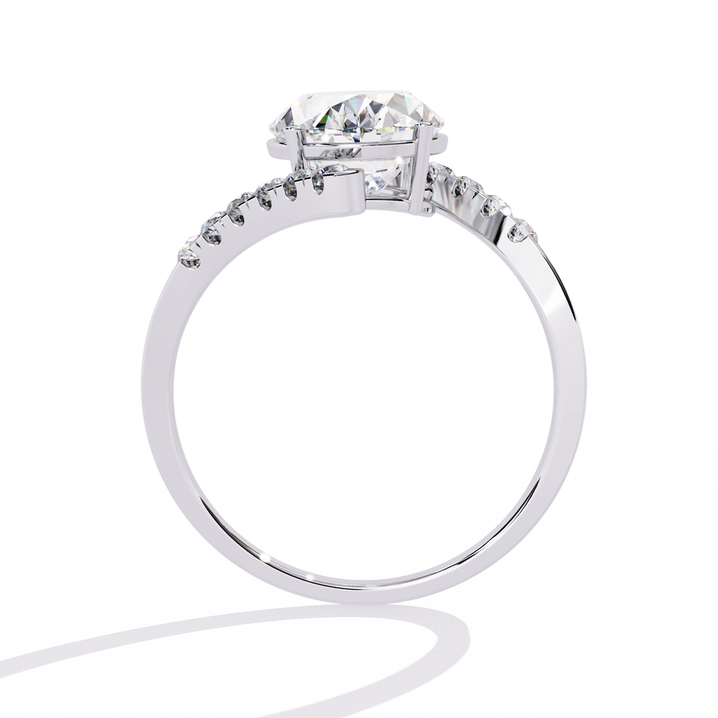 Oval Diamond Wrap Statement Ring
