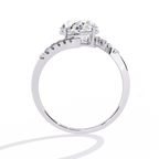 Oval Diamond Wrap Statement Ring