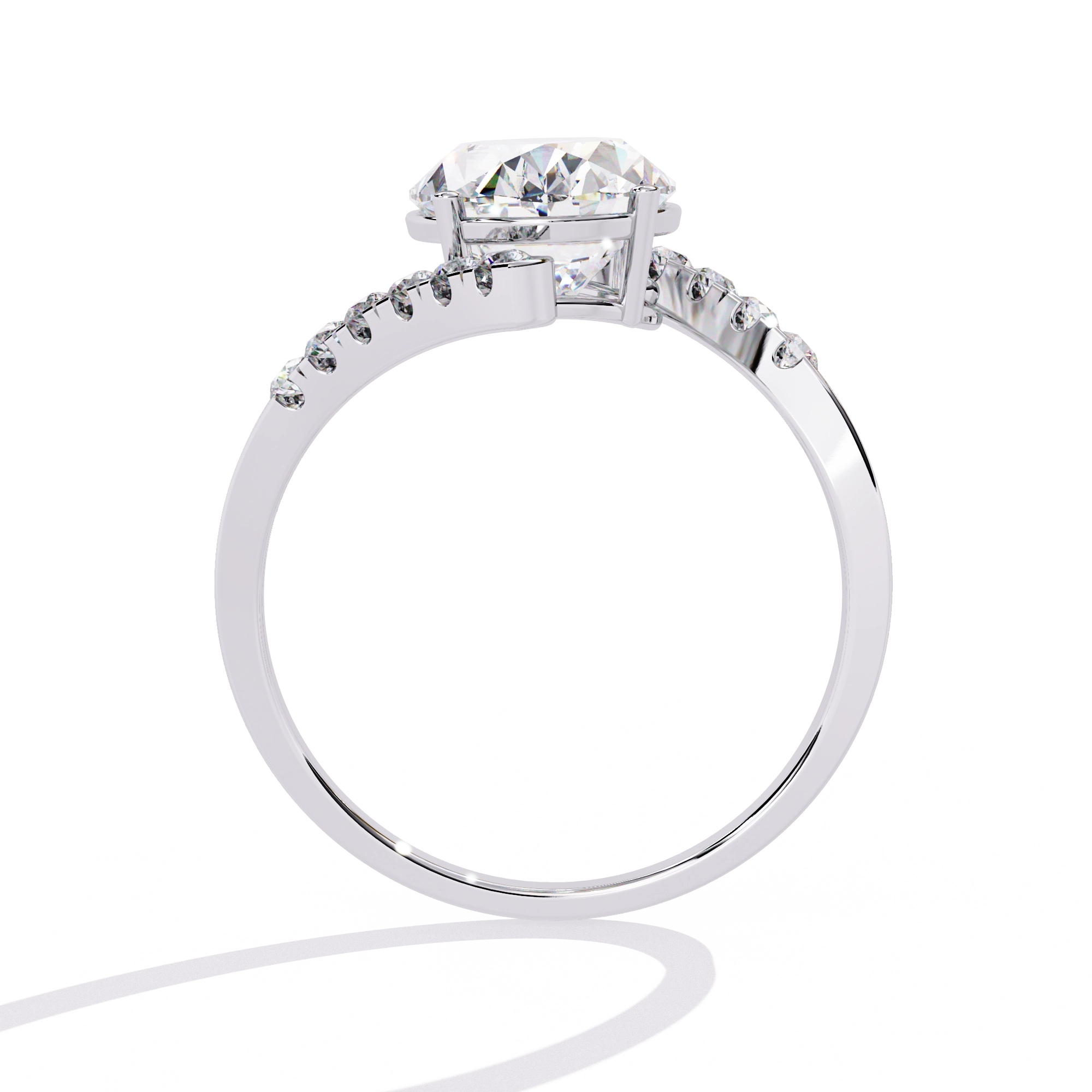 Oval Diamond Wrap Statement Ring