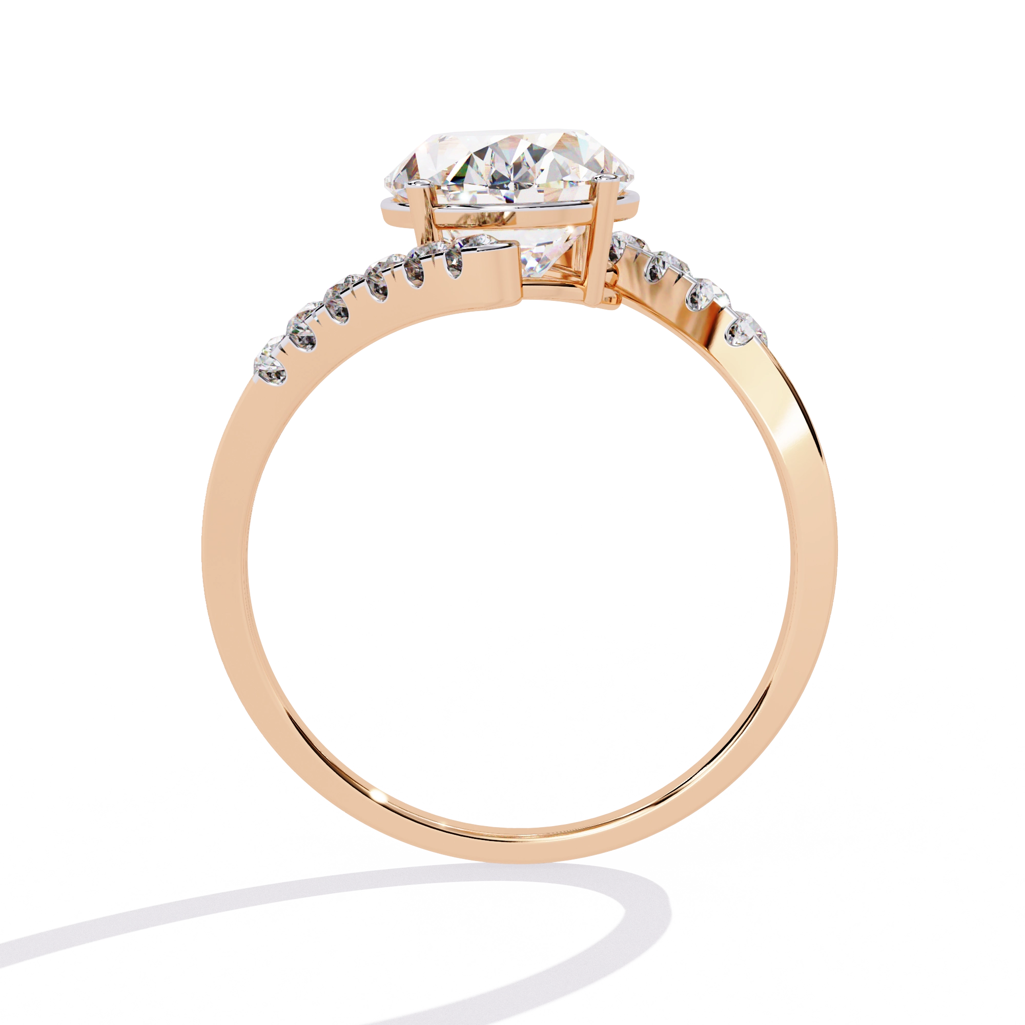 Oval Diamond Wrap Statement Ring