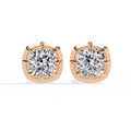 Classic Solitaire Stud Earrings
