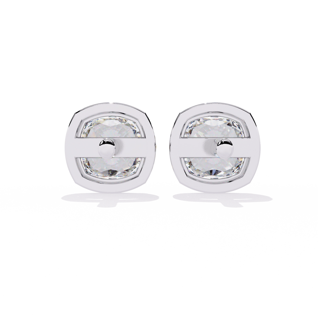 Classic Solitaire Stud Earrings