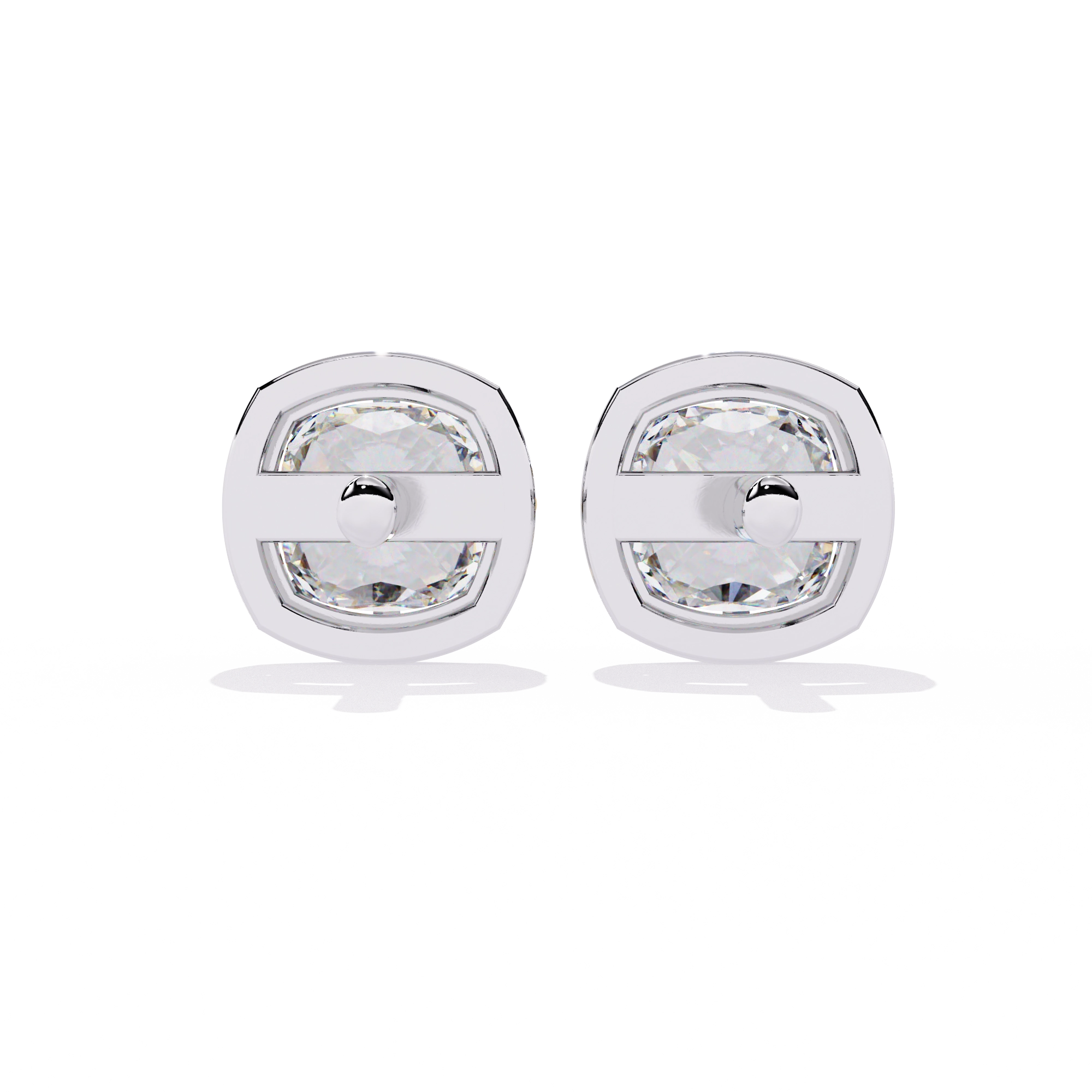 Classic Solitaire Stud Earrings