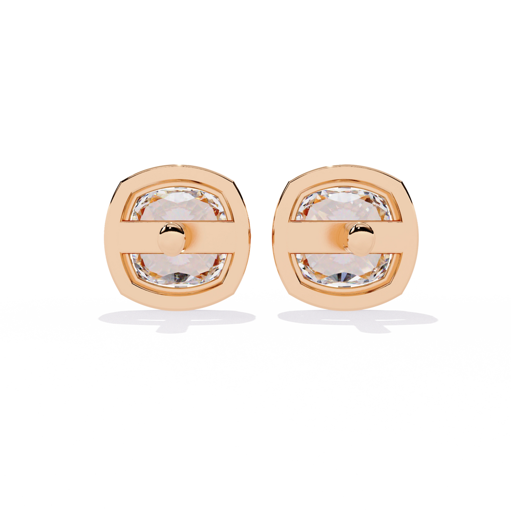 Classic Solitaire Stud Earrings