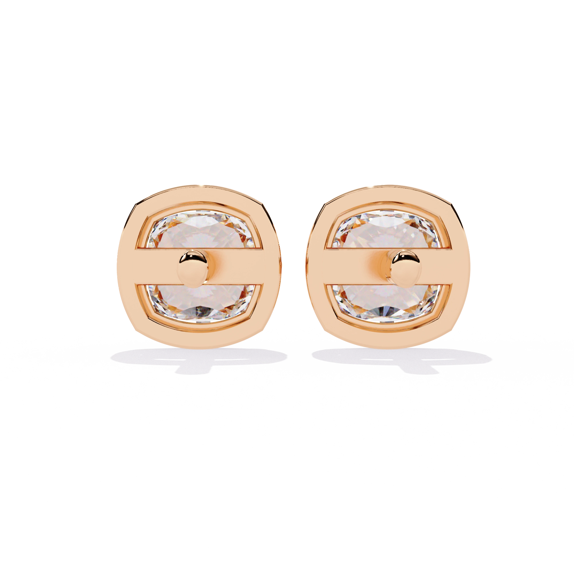 Classic Solitaire Stud Earrings