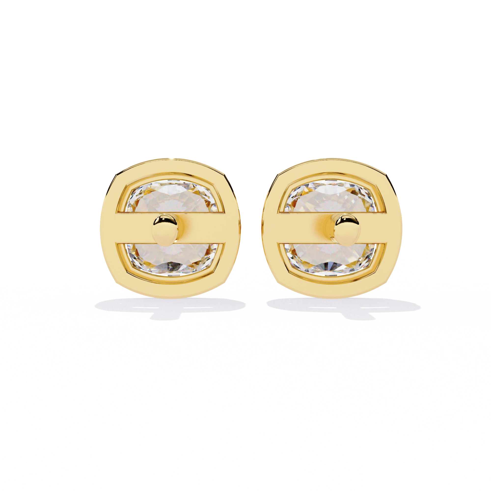 Classic Solitaire Stud Earrings