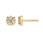 Classic Solitaire Stud Earrings